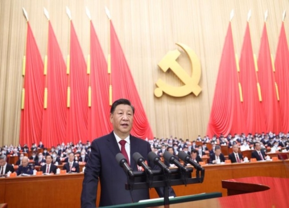 성황리에 개최된 제20차 중국 당대회에서의 시진핑 국가 주석(출처: 네이버)