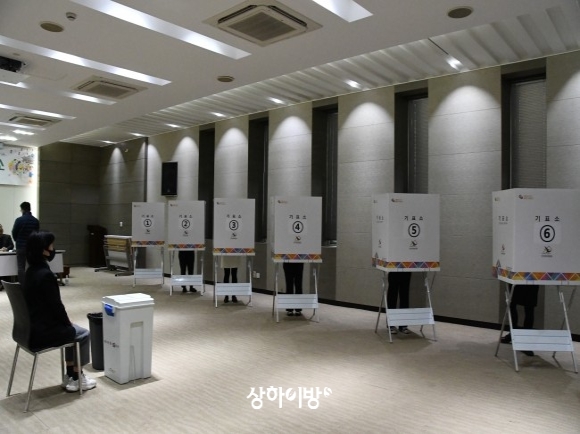 사진=지난 2022년 대통령선거 기간 상하이총영사관 투표소
